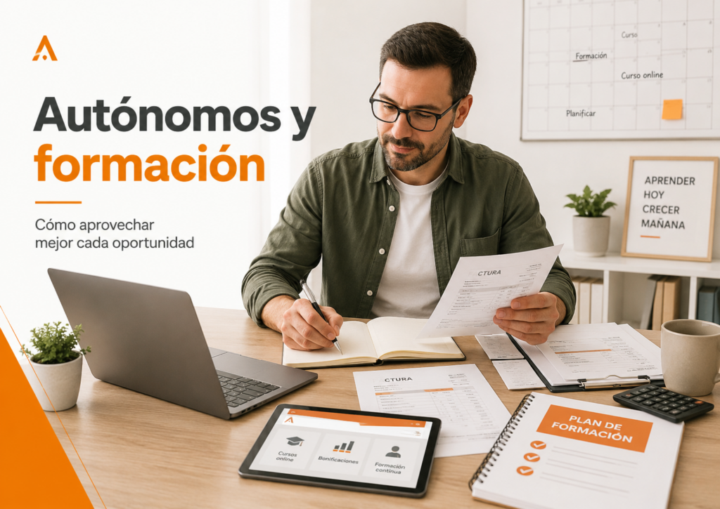 formación bonificada autónomos gestión FUNDAE Arándiga