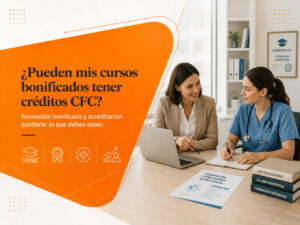 Lee más sobre el artículo Cursos bonificados con créditos CFC: cómo combinar financiación y acreditación sanitaria