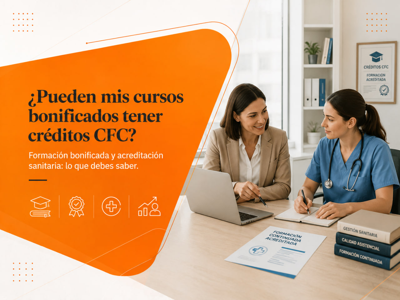 En este momento estás viendo Cursos bonificados con créditos CFC: cómo combinar financiación y acreditación sanitaria