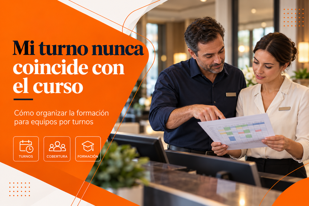 Lee más sobre el artículo Mi turno nunca coincide con el curso: cómo organizar la formación para equipos por turnos
